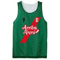 Retro Arriba Peru Soccer Jersey 9 Peruvian Futbol Mesh Reversible Basketball Jersey Tank