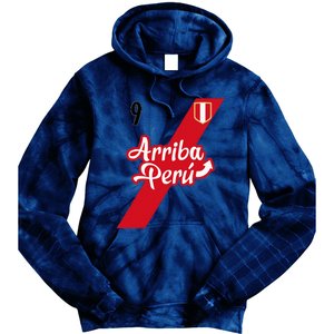 Retro Arriba Peru Soccer Jersey 9 Peruvian Futbol Tie Dye Hoodie