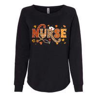 Retro Autumn Pumpkin Fall Nurse Life Thanksgiving Nurse Womens California Wash Sweatshirt