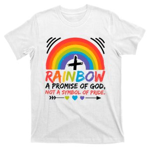 Rainbow A Promise Of God Not A Symbol Of Pride Promise Of God T-Shirt