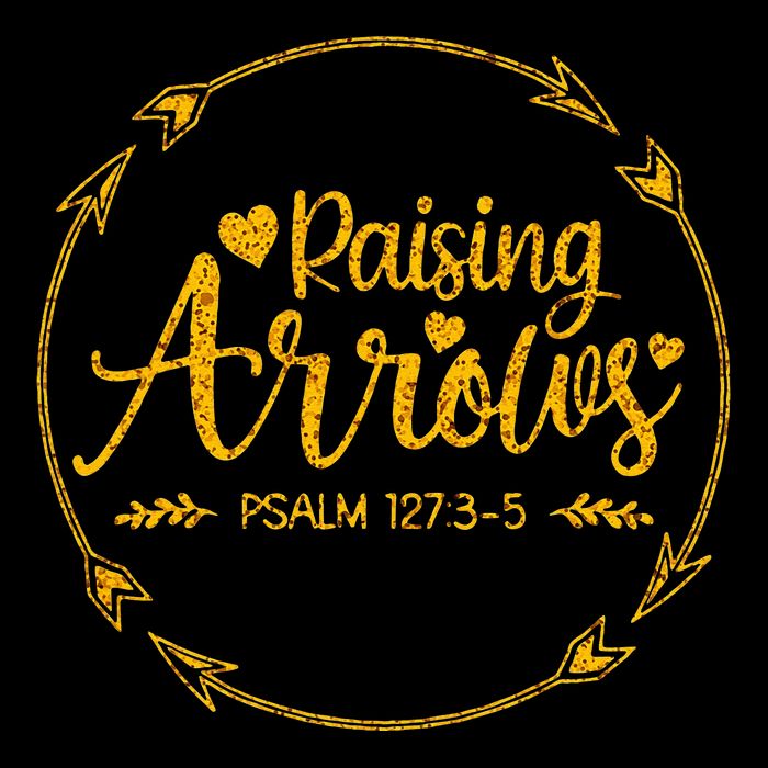 Raising Arrows Psalm 127 3 5 Christian Apparel Flexfit Unipanel Trucker Cap