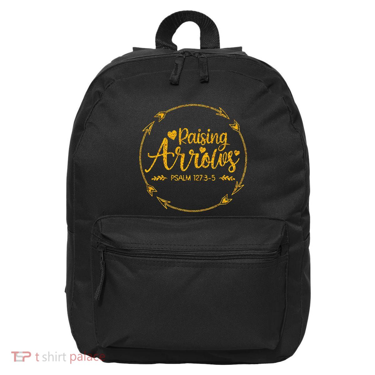 Raising Arrows Psalm 127 3 5 Christian Apparel 16 in Basic Backpack