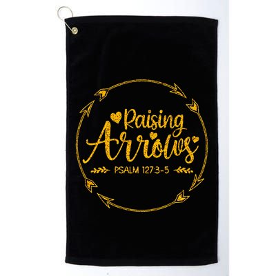Raising Arrows Psalm 127 3 5 Christian Apparel Golf Towel