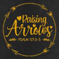 Raising Arrows Psalm 127 3 5 Christian Apparel Golf Towel