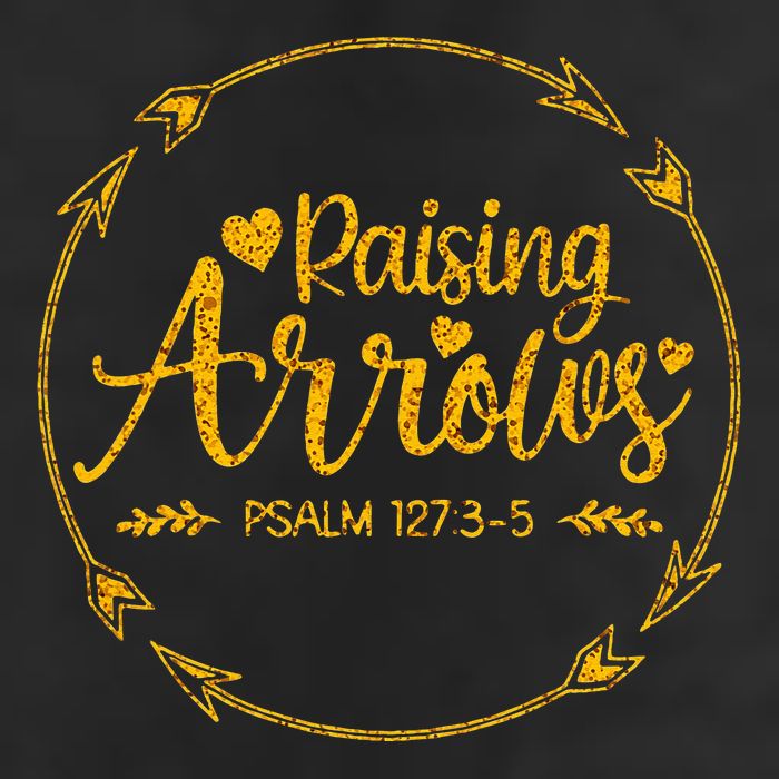 Raising Arrows Psalm 127 3 5 Christian Apparel Golf Towel