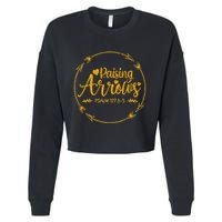 Raising Arrows Psalm 127 3 5 Christian Apparel Cropped Pullover Crew