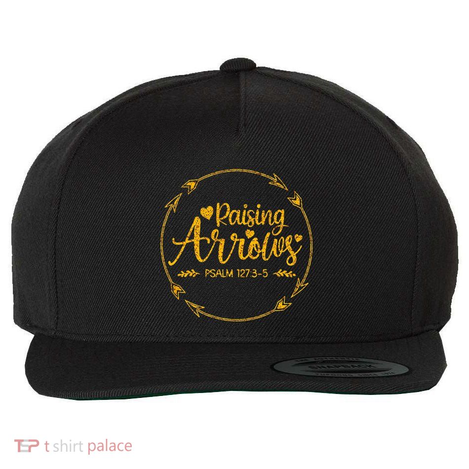 Raising Arrows Psalm 127 3 5 Christian Apparel Wool Snapback Cap