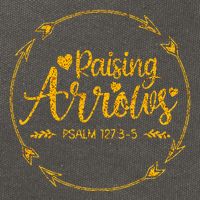 Raising Arrows Psalm 127 3 5 Christian Apparel Cotton Canvas Backpack