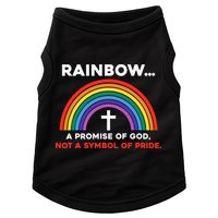 Rainbow A Promise Of God Not A Symbol Of Pride Doggie Tank