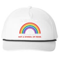 Rainbow A Promise Of God Not A Symbol Of Pride Snapback Five-Panel Rope Hat