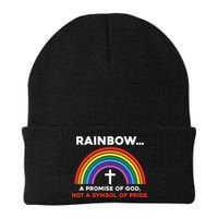 Rainbow A Promise Of God Not A Symbol Of Pride Beanie