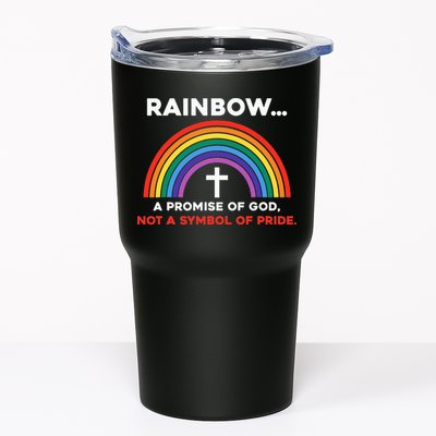 Rainbow A Promise Of God Not A Symbol Of Pride Tumbler