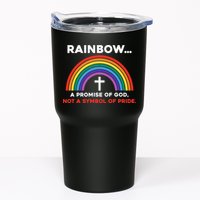 Rainbow A Promise Of God Not A Symbol Of Pride Tumbler