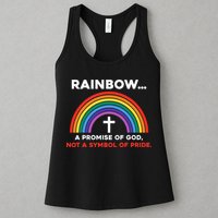 Rainbow A Promise Of God Not A Symbol Of Pride Womens Tank Top