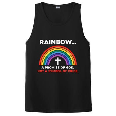 Rainbow A Promise Of God Not A Symbol Of Pride PosiCharge Competitor Tank
