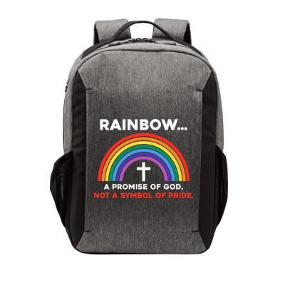 Rainbow A Promise Of God Not A Symbol Of Pride Vector Backpack