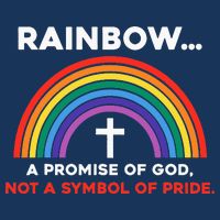Rainbow A Promise Of God Not A Symbol Of Pride Infant Baby Jersey Bodysuit
