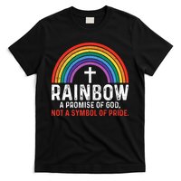 Rainbow A Promise Of God Not A Symbol Of Pride T-Shirt
