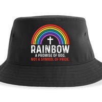 Rainbow A Promise Of God Not A Symbol Of Pride Sustainable Bucket Hat