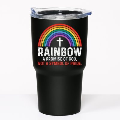 Rainbow A Promise Of God Not A Symbol Of Pride Tumbler