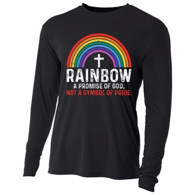 Rainbow A Promise Of God Not A Symbol Of Pride Cooling Performance Long Sleeve Crew