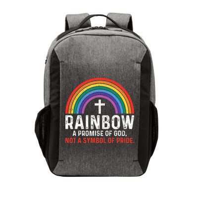 Rainbow A Promise Of God Not A Symbol Of Pride Vector Backpack
