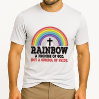 Rainbow A Promise Of God Not A Symbol Of Pride With Cross Cooling Performance Crew T-Shirt