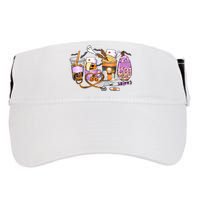 Retro Autumn Pumpkin Fall Nurse Life Thanksgiving Nurse Adult Drive Performance Visor