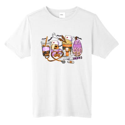 Retro Autumn Pumpkin Fall Nurse Life Thanksgiving Nurse Tall Fusion ChromaSoft Performance T-Shirt