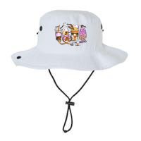 Retro Autumn Pumpkin Fall Nurse Life Thanksgiving Nurse Legacy Cool Fit Booney Bucket Hat