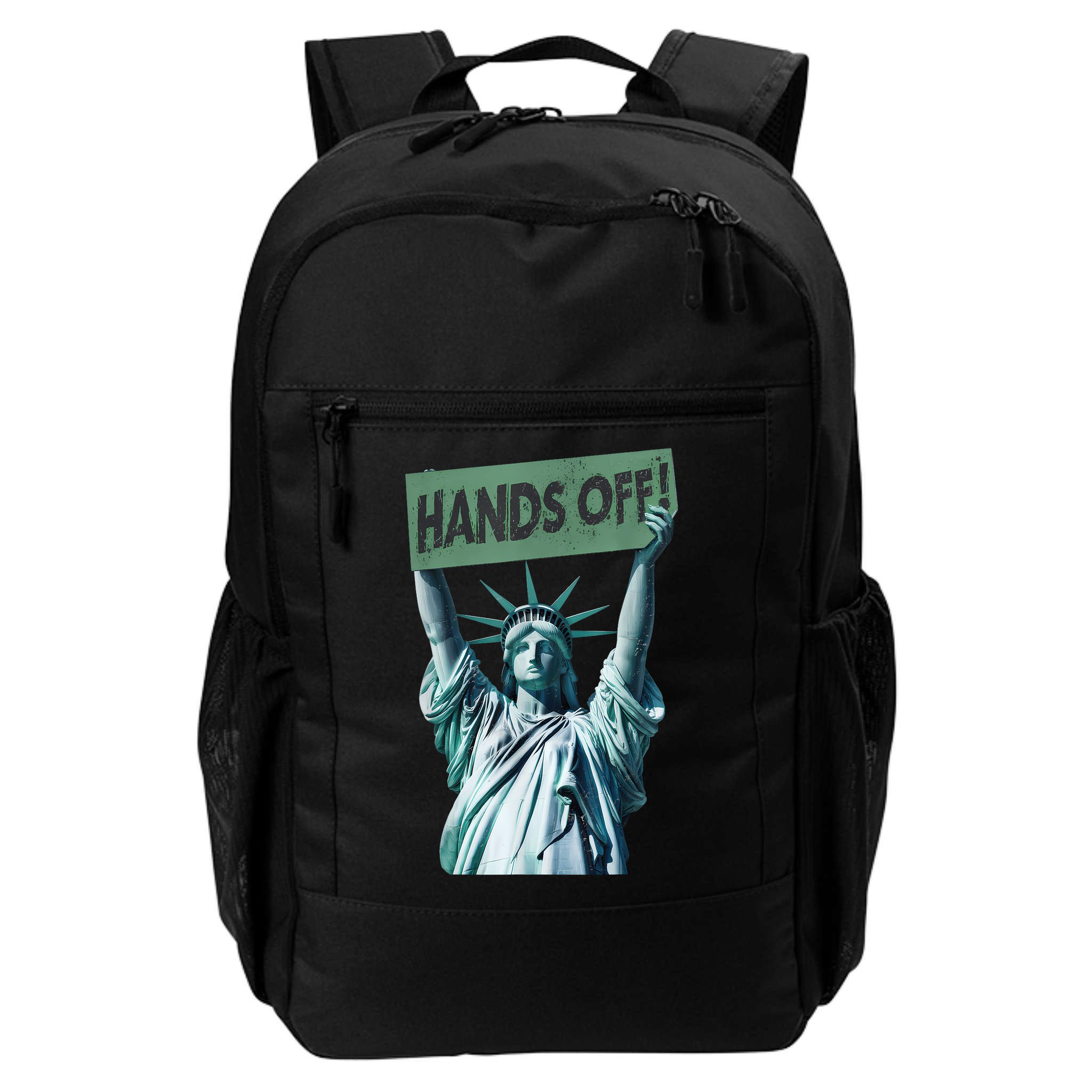 Resist And Protest  Hands Off Statue Of Liberty Backpack