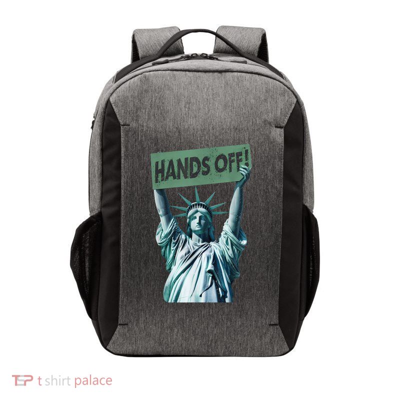 Resist And Protest  Hands Off Statue Of Liberty Vector Backpack
