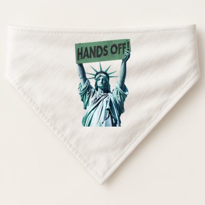Resist And Protest  Hands Off Statue Of Liberty USA-Made Doggie Bandana