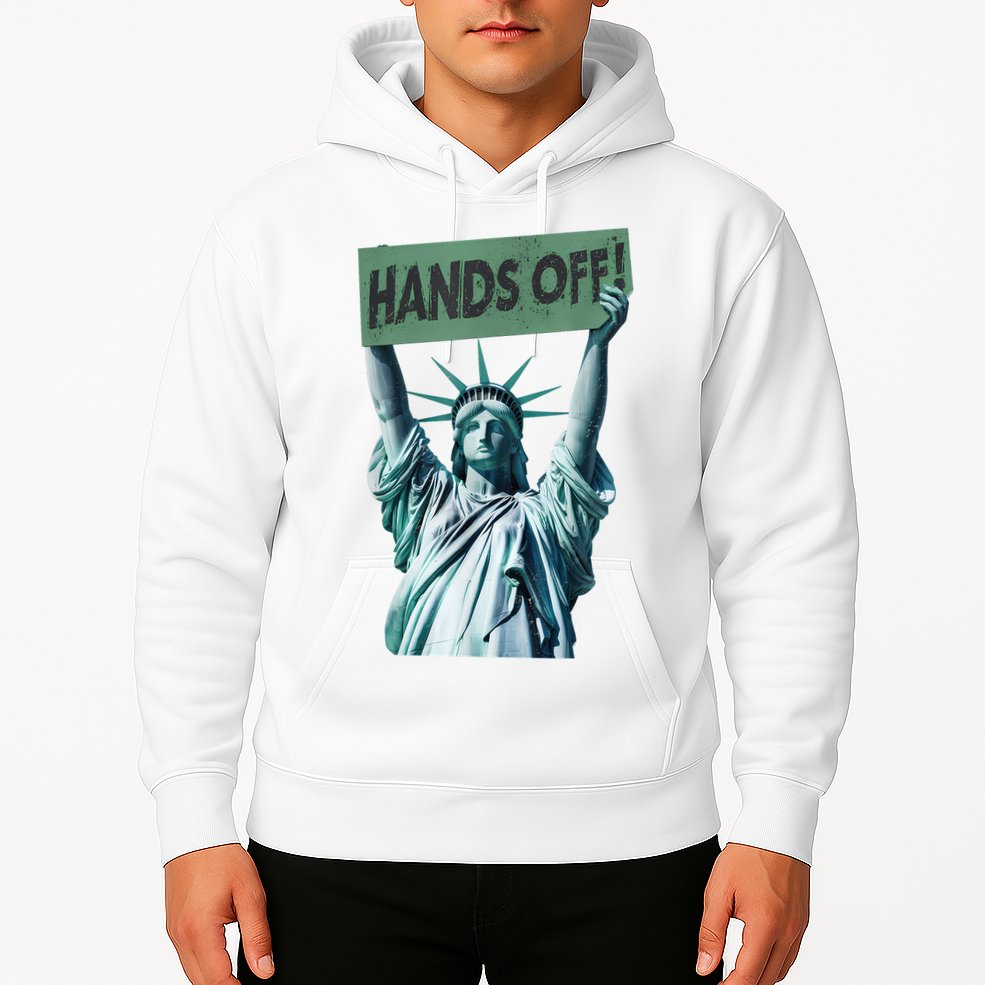 Resist And Protest  Hands Off Statue Of Liberty Hoodie