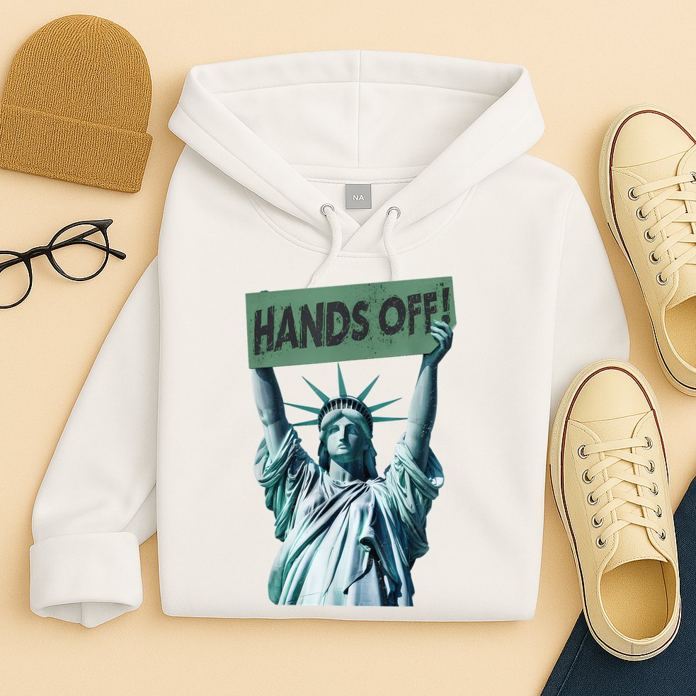 Resist And Protest  Hands Off Statue Of Liberty Hoodie