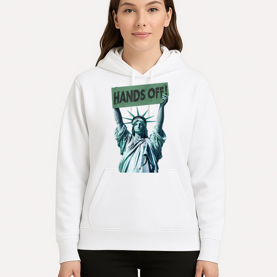 Resist And Protest  Hands Off Statue Of Liberty Hoodie
