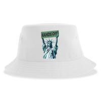 Resist And Protest  Hands Off Statue Of Liberty Sustainable Bucket Hat