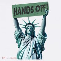 Resist And Protest  Hands Off Statue Of Liberty Mesh Reversible Basketball Jersey Tank