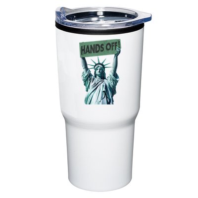 Resist And Protest  Hands Off Statue Of Liberty Tumbler