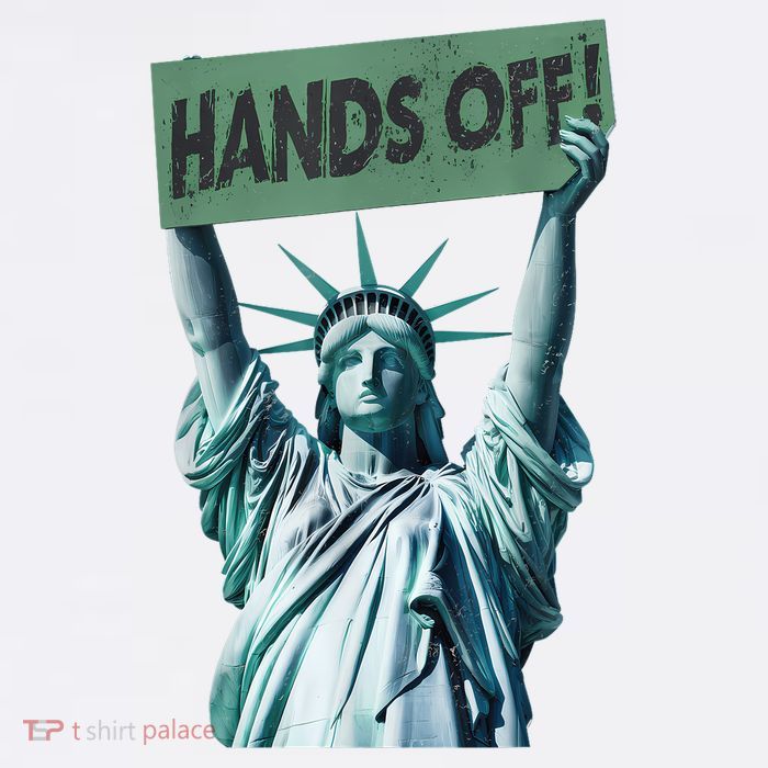 Resist And Protest  Hands Off Statue Of Liberty Magnet