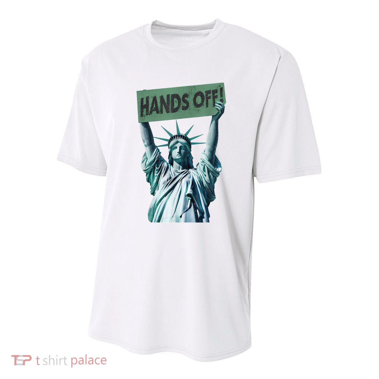 Resist And Protest  Hands Off Statue Of Liberty Youth Performance Sprint T-Shirt