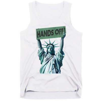 Resist And Protest  Hands Off Statue Of Liberty Tank Top