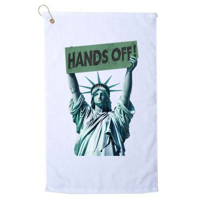 Resist And Protest  Hands Off Statue Of Liberty Golf Towel