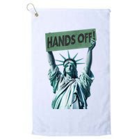 Resist And Protest  Hands Off Statue Of Liberty Golf Towel