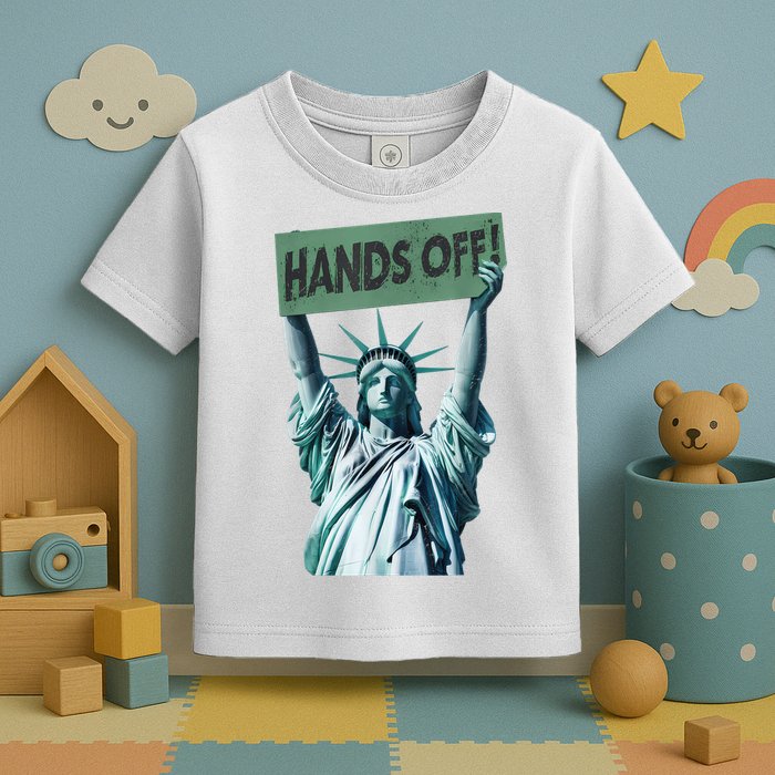 Resist And Protest  Hands Off Statue Of Liberty Toddler T-Shirt