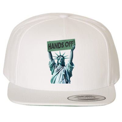 Resist And Protest  Hands Off Statue Of Liberty Wool Snapback Cap