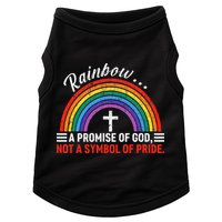 Rainbow A Promise Of God Not A Symbol Of Pride Doggie Tank