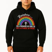 Rainbow A Promise Of God Not A Symbol Of Pride Hoodie