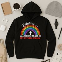 Rainbow A Promise Of God Not A Symbol Of Pride Hoodie