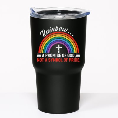 Rainbow A Promise Of God Not A Symbol Of Pride Tumbler